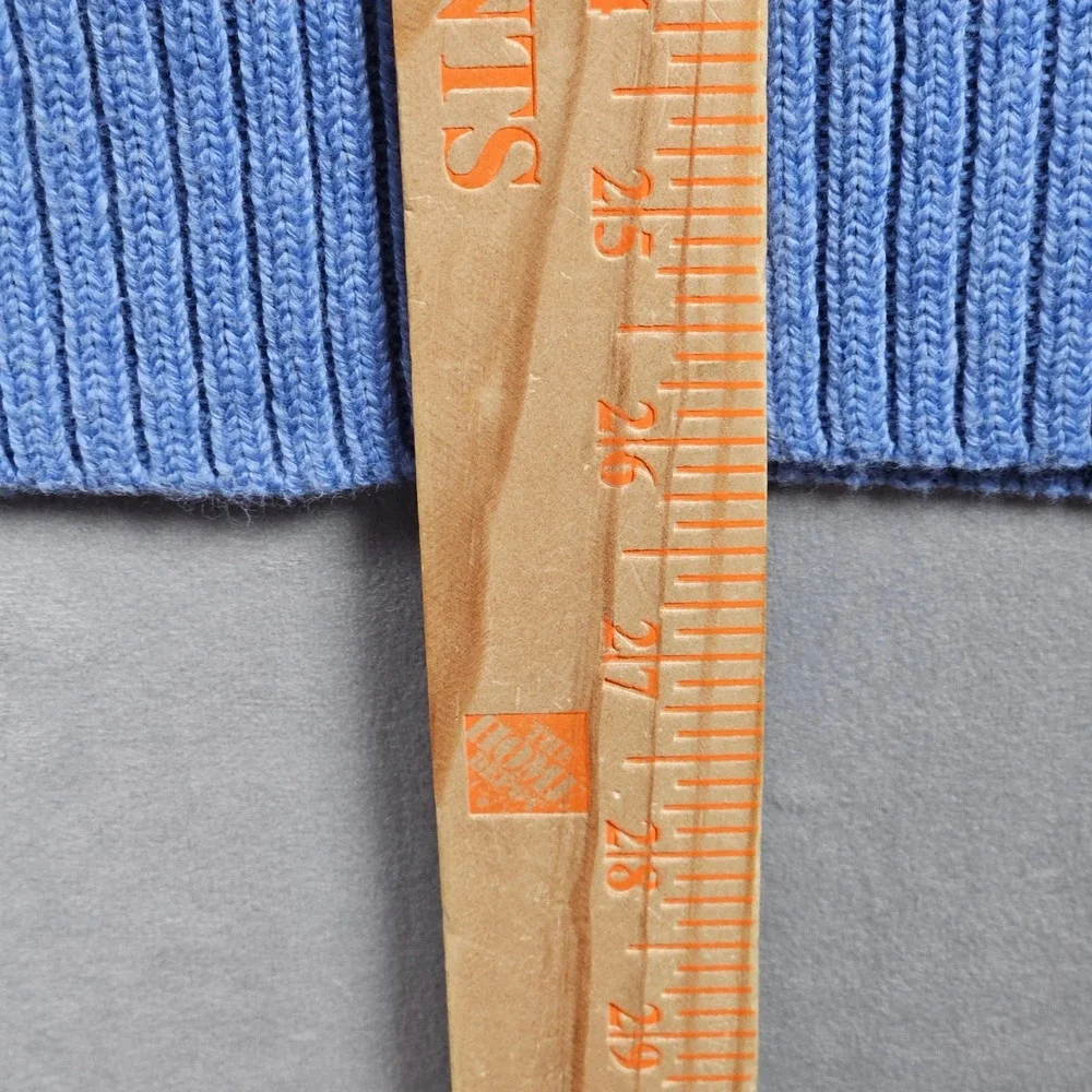 NEW Polo Ralph Lauren Sweater Mens XL Blue Cable Knit Cotton Crew Neck MSRP $110